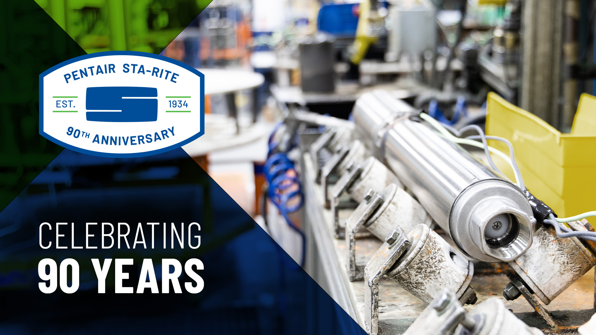 Sta-rite 9oth anniversary badge