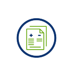 green paperwork, blue addition sign, blue minus sign, pros, cons, transparent png, blue circle